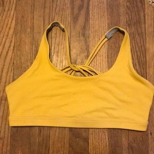 Born Primitive Vitality Sports Bra Mustard Size L